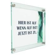 Tuerschild Wechselrahmen für Din A4 quer